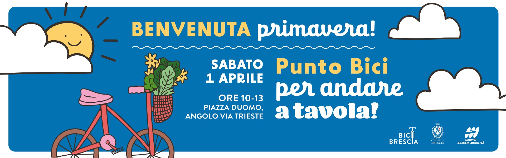 BICIBRESCIA Benvenuta Primavera. Sabato 1 aprile