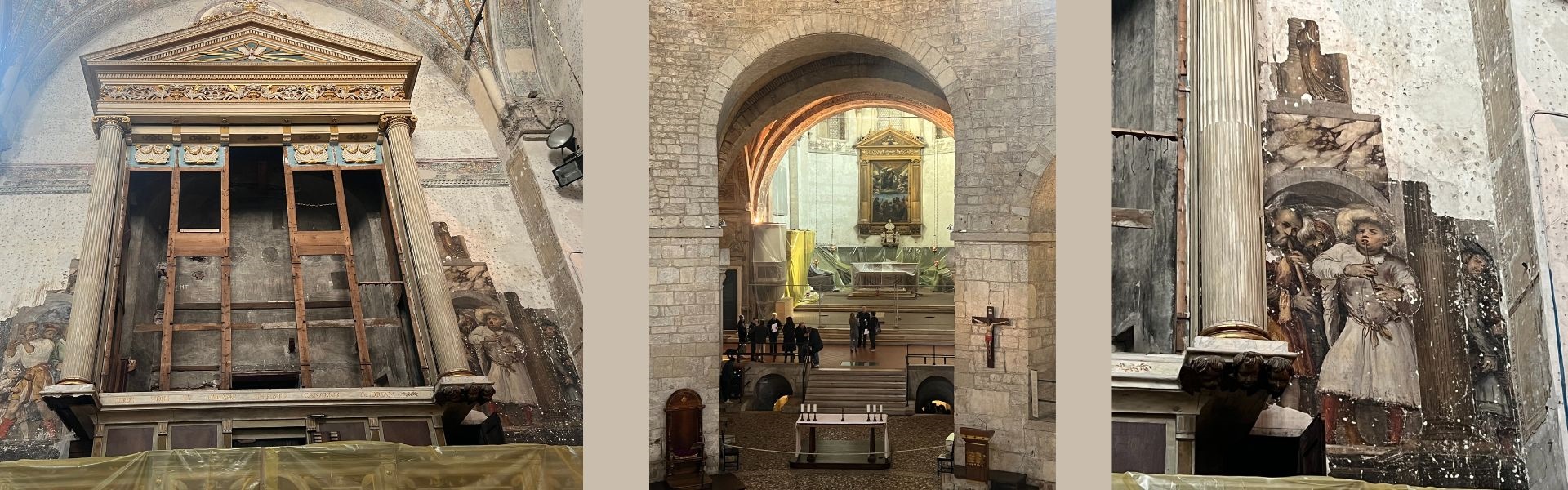 Lavori nel Duomo vecchio