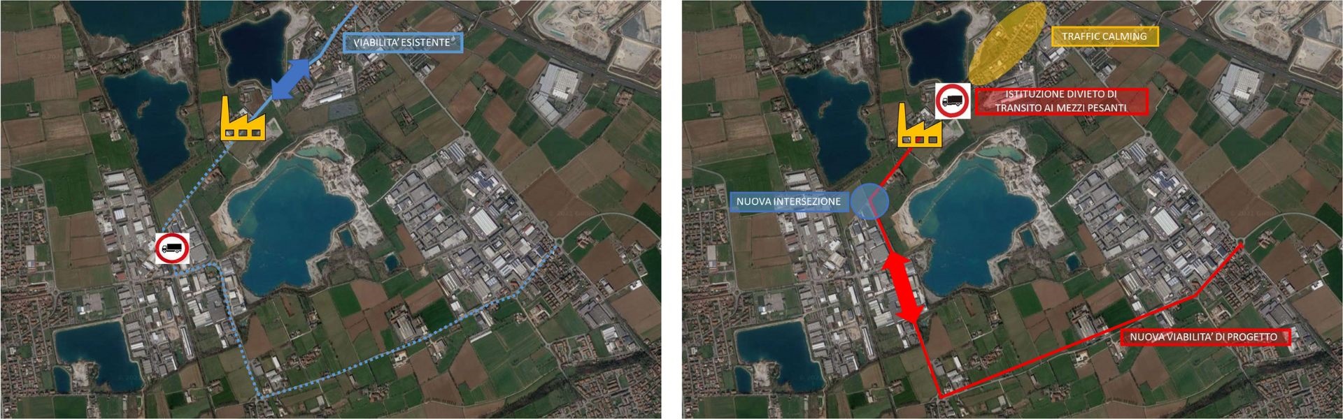 Via Ghiselle - via dei Santi