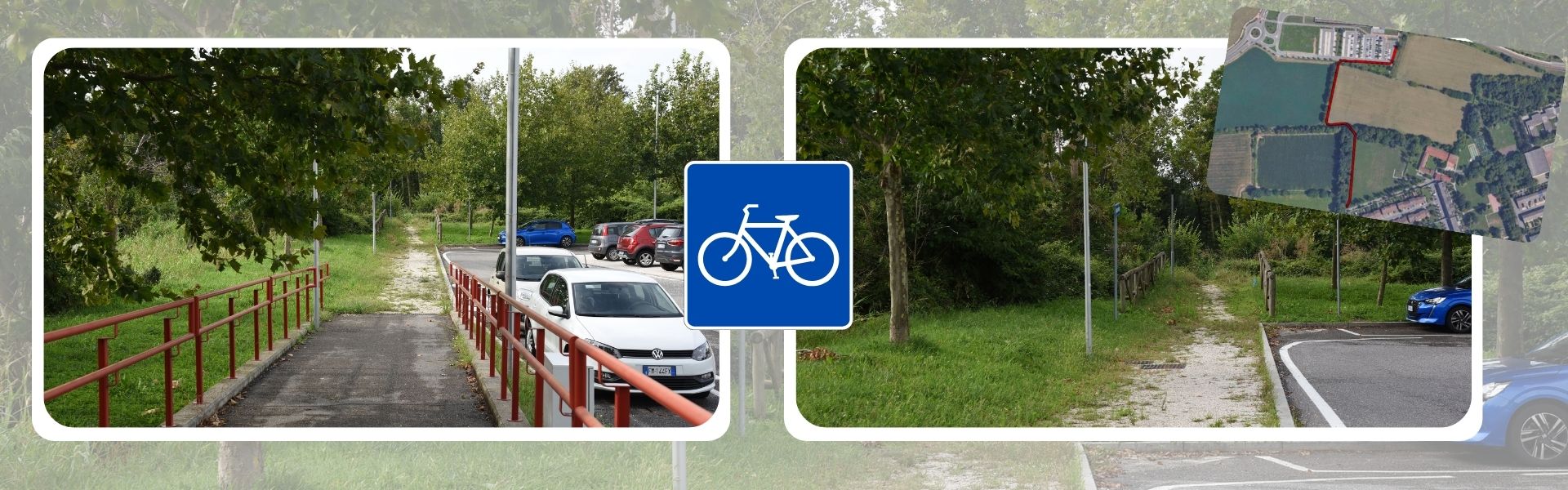 Percorso ciclabile via Tiziano