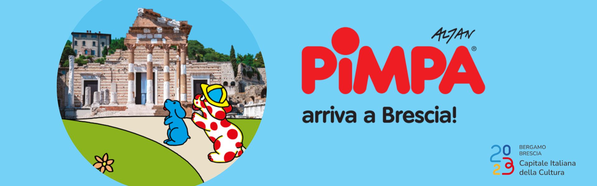 Pimpa arriva a Brescia