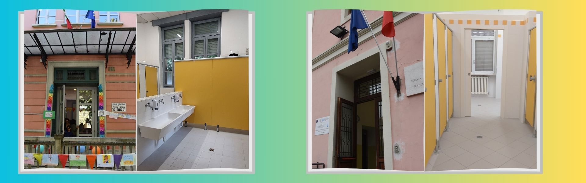 Riqualificazione servizi igienici Diaz e Crispi