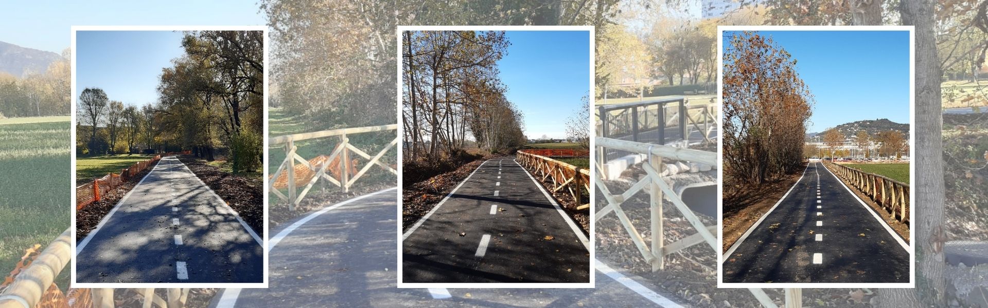 Tratto ciclabile via Tiziano - Poliambulanza