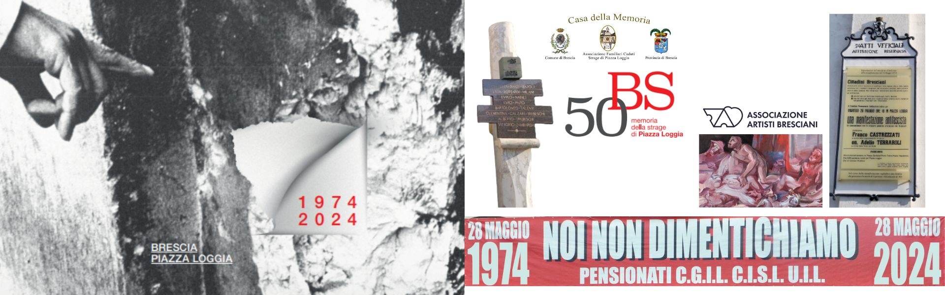 50esimo Piazza Loggia Mostra AAB