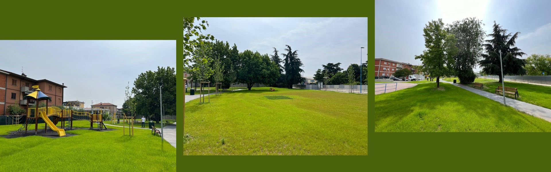 Inaugurazione parchi via Fura