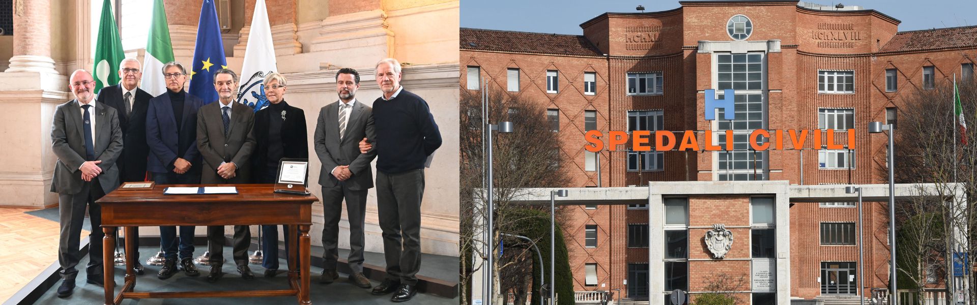 Firma del Protocollo di riqualificazione degli Spedali Civili 