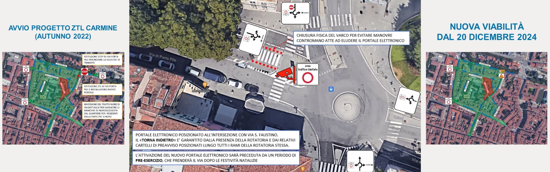 Riapertura via Porta Pile - ZTL