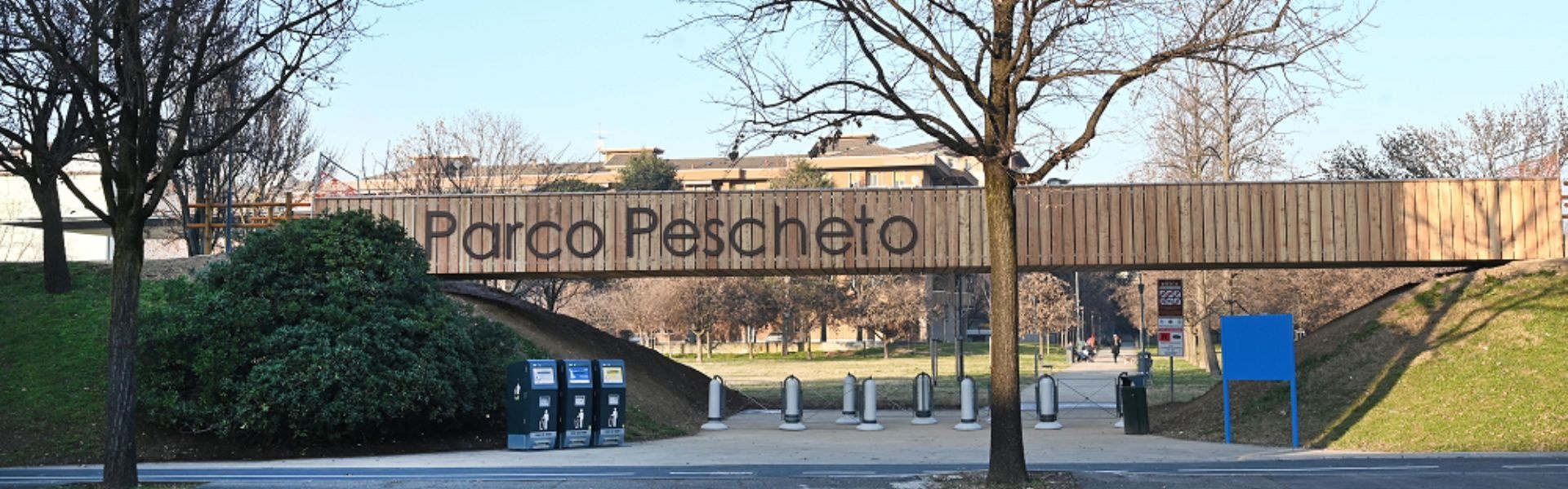 Inaugurazione ponte pedonale parco Pescheto