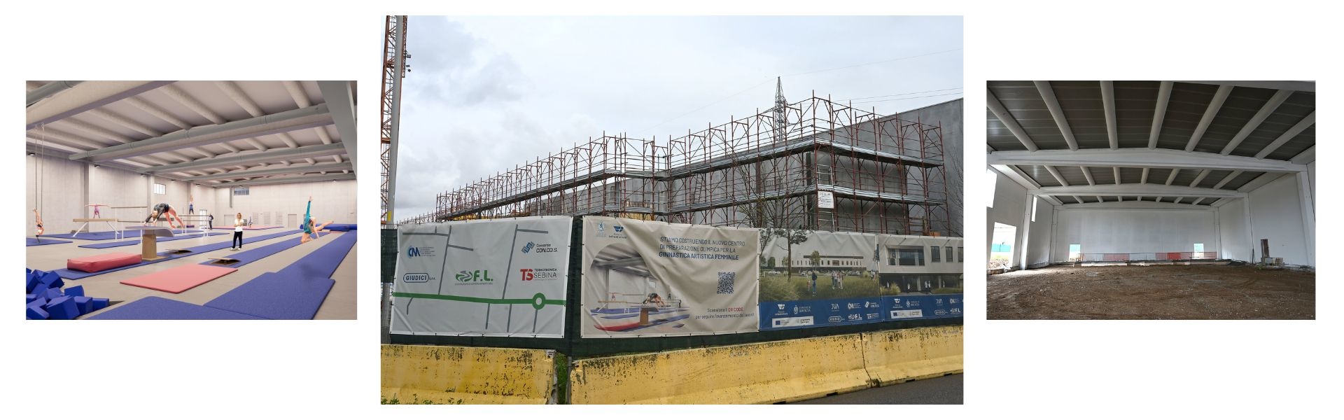 Stato Lavori centro ginnastica artistica - marzo 2025
