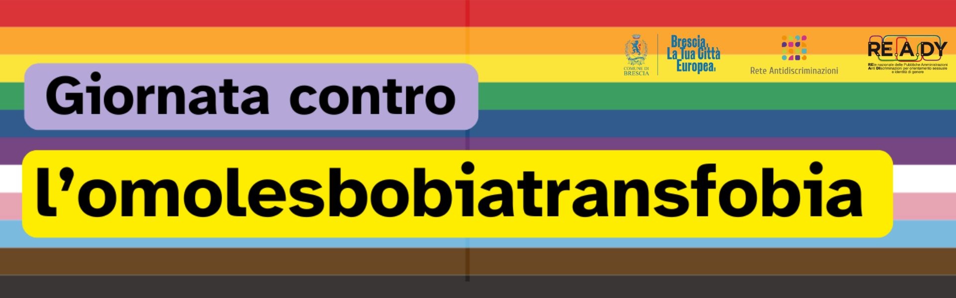 Giornata contro l’omolesbobiatransfobia