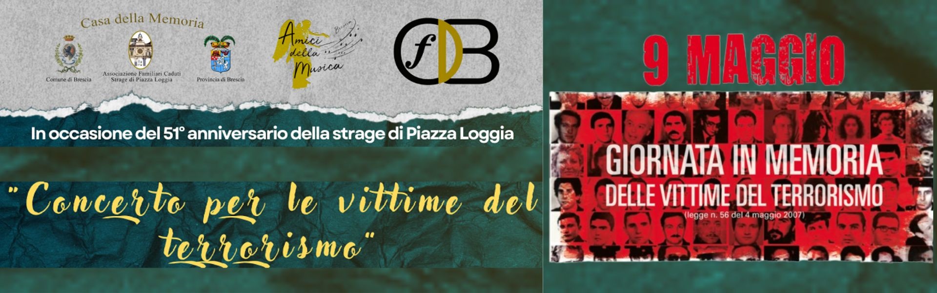 Giornata memoria vittime terrorismo 2025 - concerto