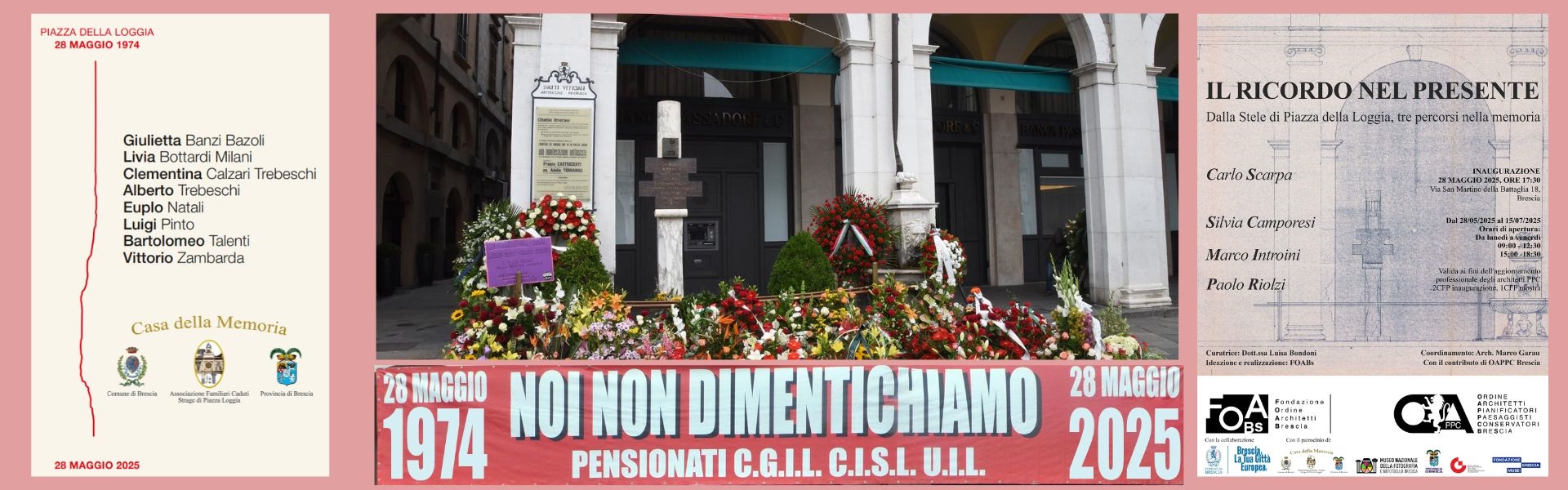 Ricordo nel presente. Piazza Loggia