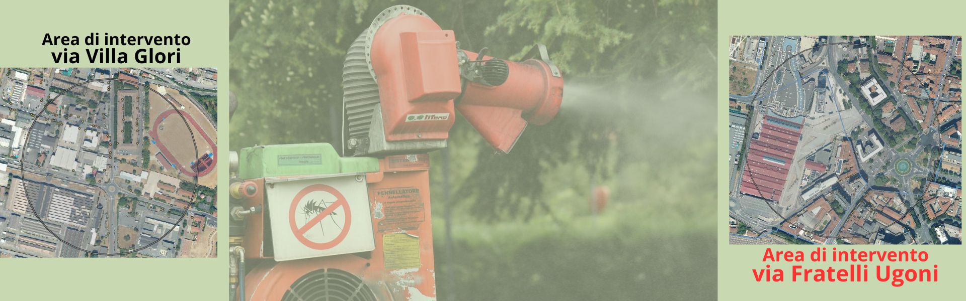 Zanzara tigre Caso Dengue via Villa Glori via F.lli Ugoni