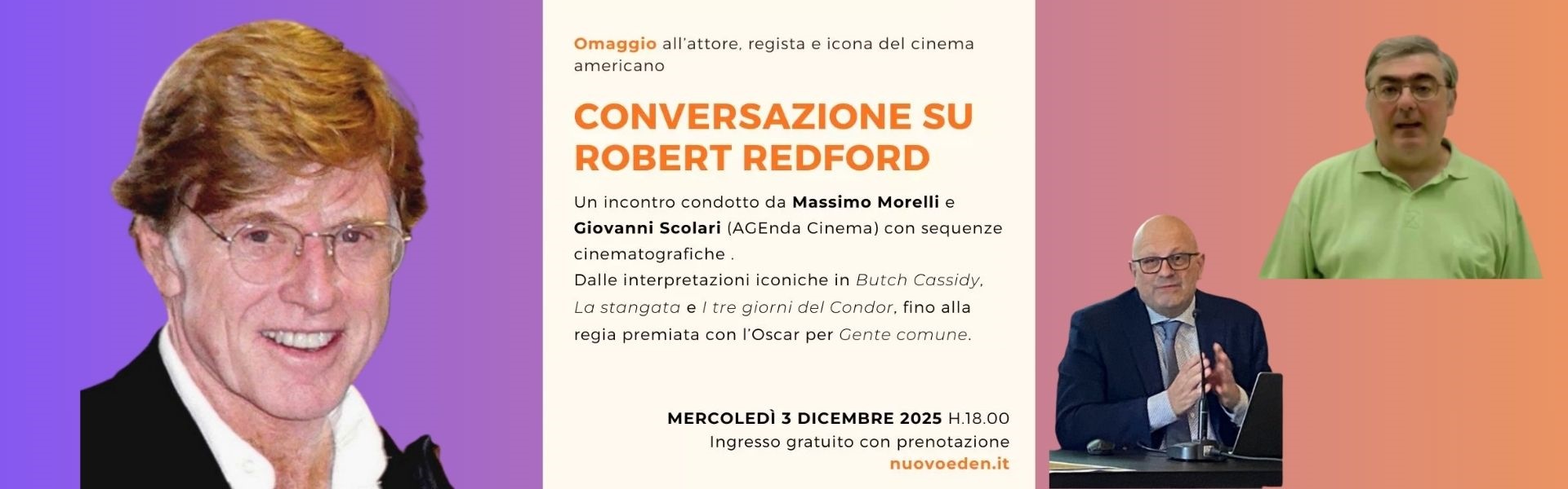 CNE 2025 - Conversazione Redford - 3 dicembre