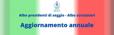 Albi presidenti seggio e scrutatori Aggiornamento annuale