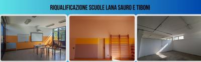 Riqualificazione scuole Lana, Sauro e Tiboni 