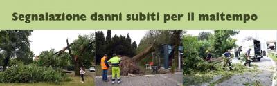Segnalazione danni subiti per il maltempo